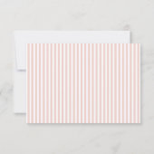 Elegante Roze RSVP Kaart (Achterkant)