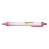elegante roze salon zwarte inkt pen (Bodem)