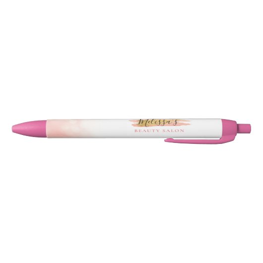 elegante roze salon zwarte inkt pen (Bodem)