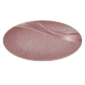 Elegante Roze Schitterende Achtergrond Met Metaala Snijplank (Hoek)
