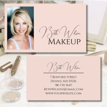Elegante Roze Schoonheidsbedrijfs Make-up Foto