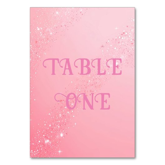 Elegante Roze Sparkle Wedding Achtergrond Kaart (Voorkant)