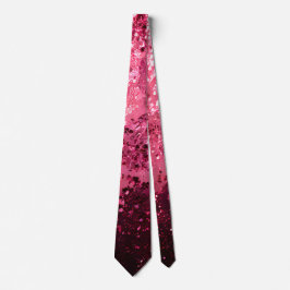 Elegante roze Sparkly Sequin Stropdas