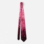 Elegante roze Sparkly Sequin Stropdas (Achterkant)