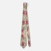 Elegante Roze Stockbloem Stropdas (Voorkant)