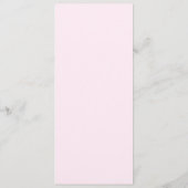Elegante Roze Strik Menu (Achterkant)