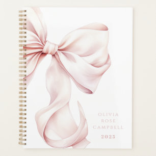 Elegante roze strik planner
