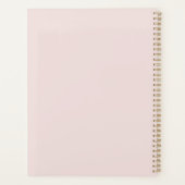 Elegante roze strik planner (Achterkant)
