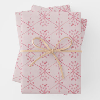 Elegante Roze Tak Custom - Lente Bloemen Inpakpapier Vel