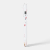 Elegante roze telefoonportemonnee iPhone hoesje (Linkerkant)