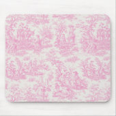 Elegante roze toile de jouy muismat (Voorkant)
