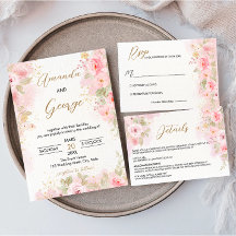 Elegante Roze trouw