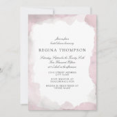 Elegante Roze Trouw Uitnodiging (Voorkant)