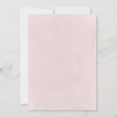 Elegante Roze Trouw Uitnodiging (Achterkant)