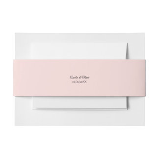 Elegante Roze Tulpen Boeket Bruiloft Uitnodigingen Wikkel