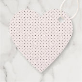 elegante roze Valentijnsdag Bedankjes Labels (Achterkant)