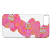 Elegante roze waterverf orchideeën tropische bloem Case-Mate iPhone case (Achterkant (Horizontaal))