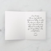 Elegante Roze Waterverfrozen met Blos Afstuderen Kaart (Binnen)