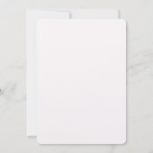 Elegante Roze Witte Bloemige Save The Date (Achterkant)