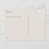 Elegante Rozen Bewaar de datum Aankondigingskaart (Achterkant)