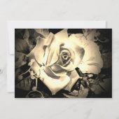 Elegante Rozen Bewaar de datum Save The Date (Achterkant)