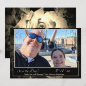 Elegante Rozen Bewaar de datum Save The Date (Voorkant / Achterkant)