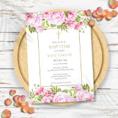 Elegante Rozen Bloemdoop doop doop Kaart