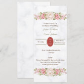 Elegante Rozen bloemen Gepersonaliseerd Kaart (Voorkant / Achterkant)