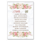 Elegante Rozen bloemen gepersonaliseerde bruiloft Kaart (Voorkant)