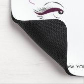 Elegante Rozen Bloemen Waterverf Schoonheidssalon Muismat (Hoek)