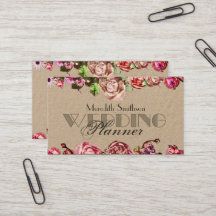 Elegante Rozen Bloemige Professionele Trouwplanner