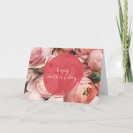 Elegante Rozen Bloemisterij Moederdag Feestdagen Kaart