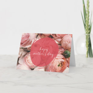 Elegante Rozen Bloemisterij Moederdag Feestdagen Kaart