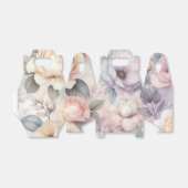 Elegante Rozen bloesems Bedankdoosjes (Uitgevouwen)