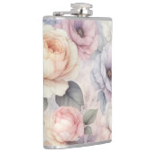 Elegante Rozen bloesems Heupfles (Rechts)