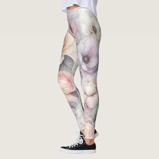 Elegante Rozen bloesems Leggings (Links)