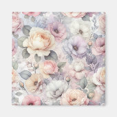 Elegante Rozen bloesems Magneet (Voorkant)