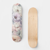 Elegante Rozen bloesems Persoonlijk Skateboard (Voorkant)