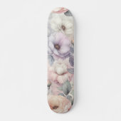 Elegante Rozen bloesems Persoonlijk Skateboard (Voorkant)