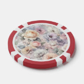 Elegante Rozen bloesems Poker Chips (Enkel)