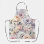 Elegante Rozen bloesems Schort (Voorkant)