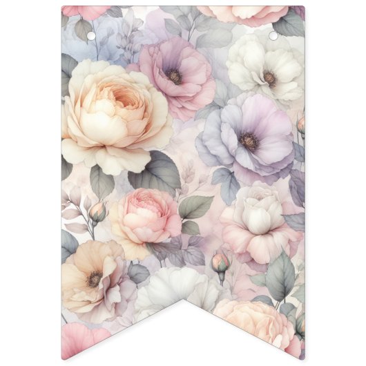 Elegante Rozen bloesems Vlaggetjes (Tweede vlag)