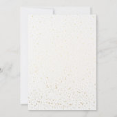 Elegante Rozen botanische bruiloft Kaart (Achterkant)