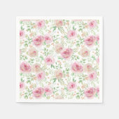Elegante rozen bruidsshower servet (Voorkant)