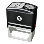 Elegante Rozen bruiloft Zelfinktende Stempel (Product)