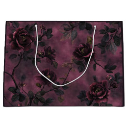 Elegante rozen. Diepe roze achtergrond. Groot Cadeauzakje