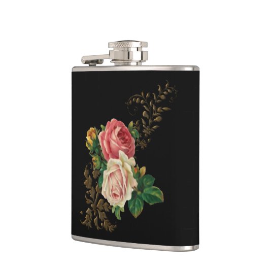 Elegante  Rozen Heupfles (Links)