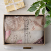 Elegante Rozen & Kant  Bloemen Decoupage Tissuepapier (Geschenk)