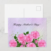 Elegante Rozen, kleurrijk, Abstract Briefkaart (Voorkant / Achterkant)