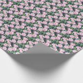 Elegante Rozen takken Waterverf Cadeaupapier (Hoek)